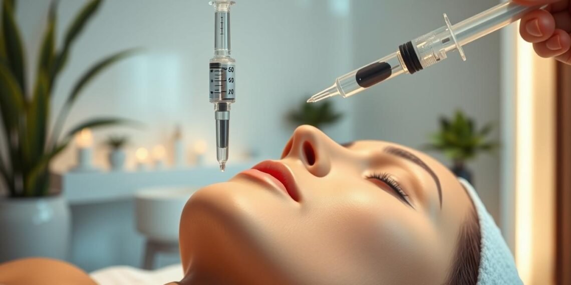 Botox injections for wrinkle treatment