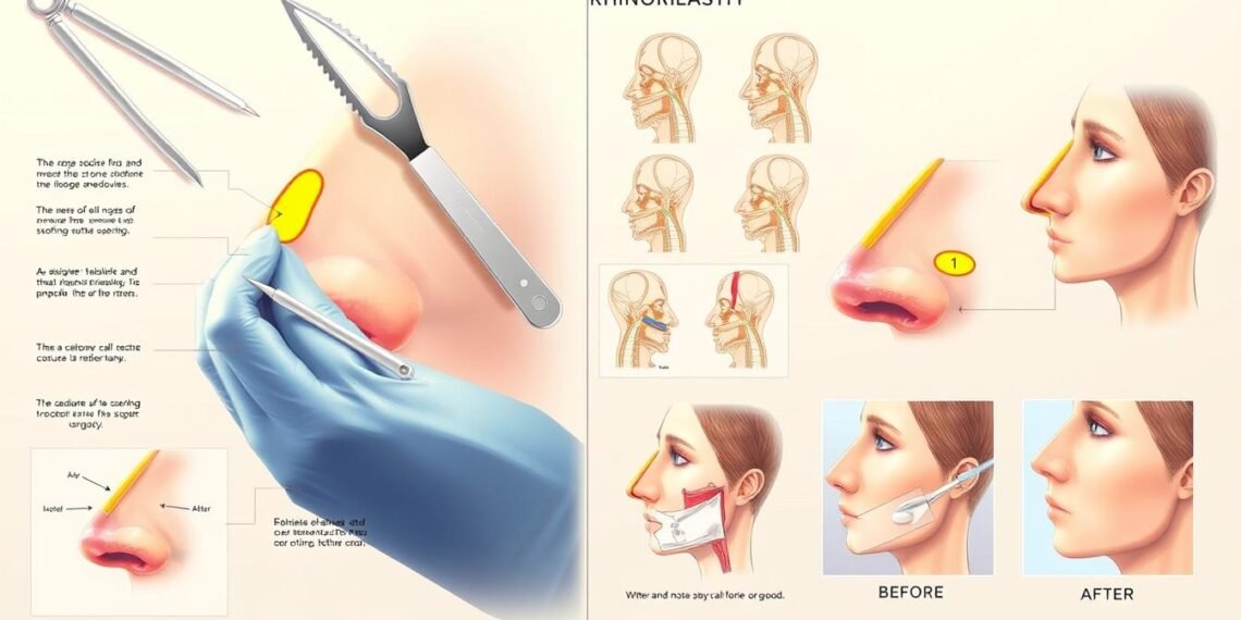 Rhinoplasty techniques for nose reshaping