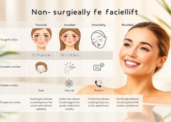 non surgical facelift benefits table